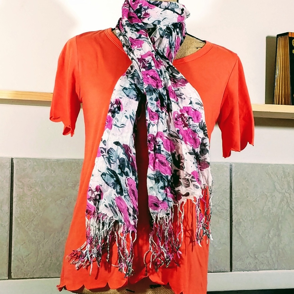 Light weight Floral scarf
